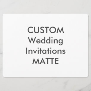 MATTE 120lb Convites para Casamento de 8,75" x 6,5