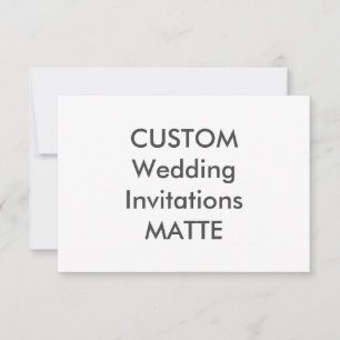 MATTE 7,5" x Convites para Casamento de 5,5"