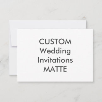 MATTE 7,5" x Convites para Casamento de 5,5"