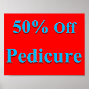 Matte de Poster de 50% de Fora do Pedicure