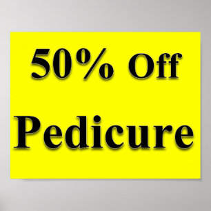 Matte de Poster de 50% de Fora do Pedicure