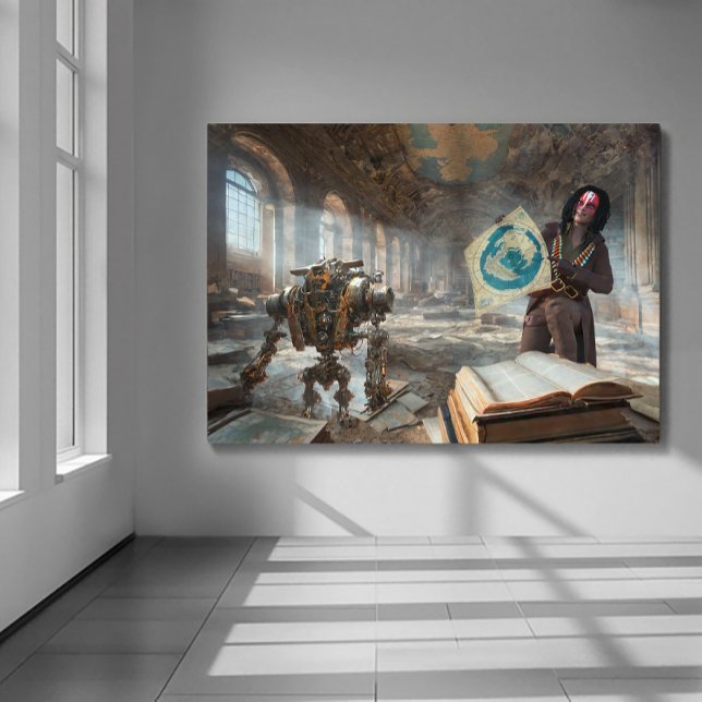 Matte impressão - Cartógrafo de mundos perdidos (Criador carregado)