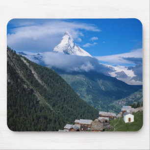 Matterhorn magnífico na suiça, mousepad