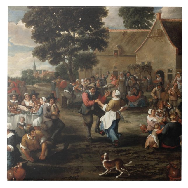 Mattheus van Helmont - Banquete de camponês (Frente)