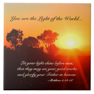 Matthew 5 14-16 você é a luz do mundo