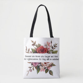 Matthew 5:6 Tote Bag