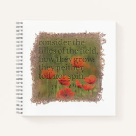MATTHEW 6:28 Journal