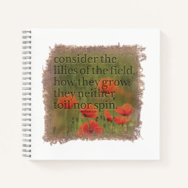 MATTHEW 6:28 Journal