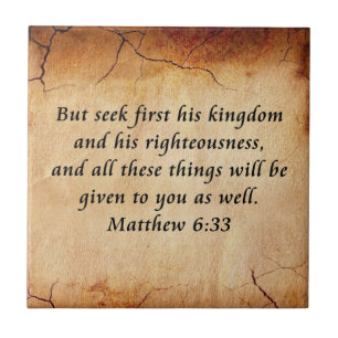 Matthew 6:33 Bíblia Verse