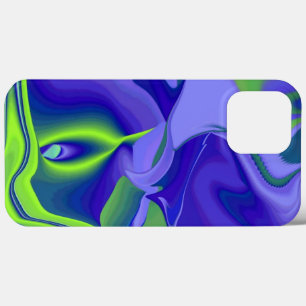 Mau, Abstrato 3D em azul verde roxo