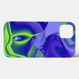 Mau, Abstrato 3D em azul verde roxo