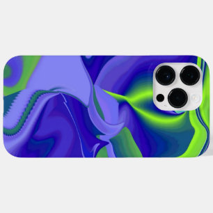 Mau, Abstrato de 3D em azul verde roxo