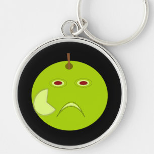 Mau Apple com Chaveiro de Dia das Bruxas