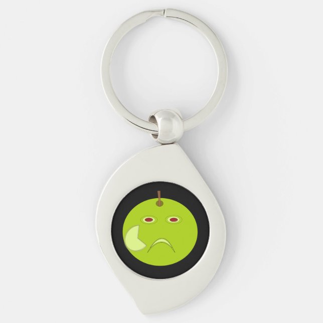 Mau Apple com Chaveiro de Halloween com cicatriz (Frente)