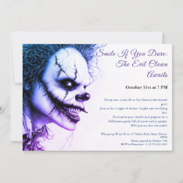 Mau - Convite de Halloween - Sorriso Sinistro