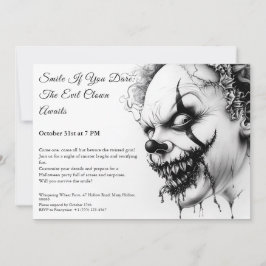 Mau - Convite de Halloween - Sorriso Sinistro