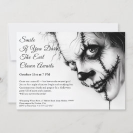Mau - Convite de Halloween - Sorriso Sinistro
