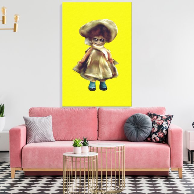 MAU DORA DOLL, canvas de produtos de bonecas assom (Insitu(Sala de estar))