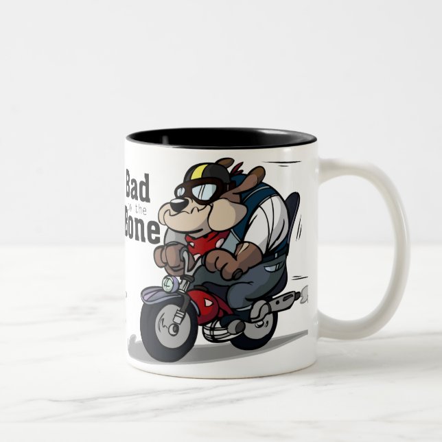 Mau engraçado à caneca do osso (Direita)