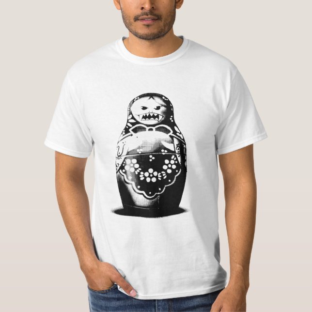 Mau Matryoshka Doll Russian - Camiseta de arte Pop (Frente)