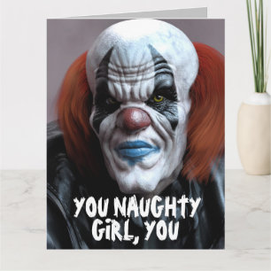 MAU SCARY CLOWN PARA SEUS CARTÕES ENGRAÇADOS.