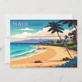 Maui Havaí Kaanapali Praia Vintage Retro