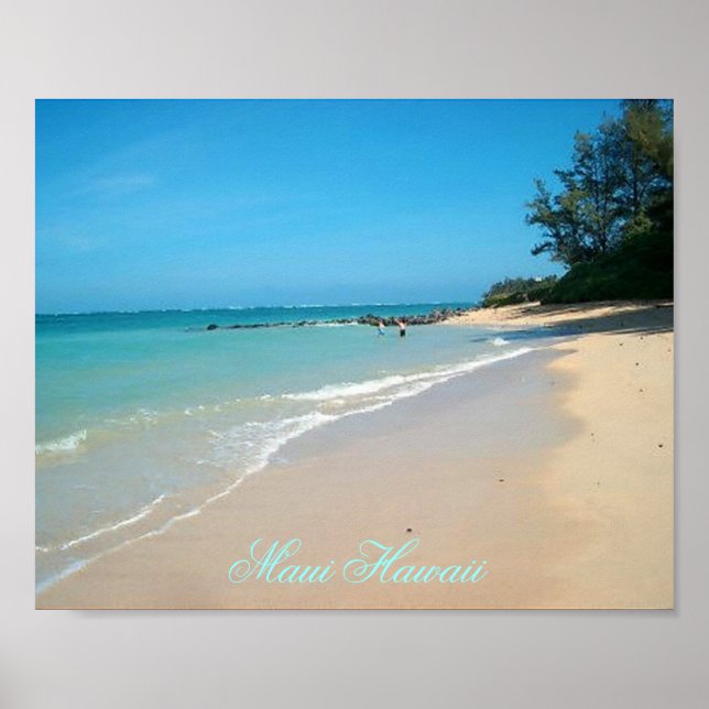 Maui Hawaii 10"x8" Poster (Frente)
