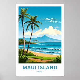 Maui Island Hawaii Viagem Impressão