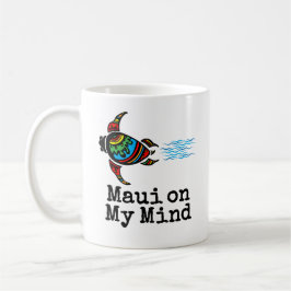 Maui na minha mente Turtle, caneca