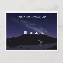 Mauna Kea Havaí EUA Cartão Postal de Viagem de Obs