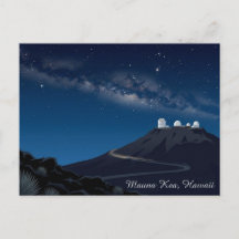 Mauna Kea Havaí EUA Cartão Postal de Viagem de Obs