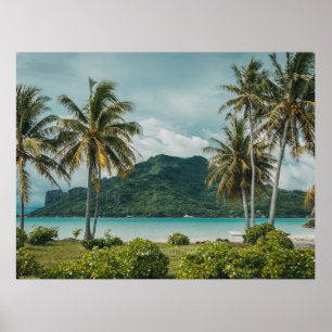 Maupti, ilha Polinésia Francesa, Impressão de Foto