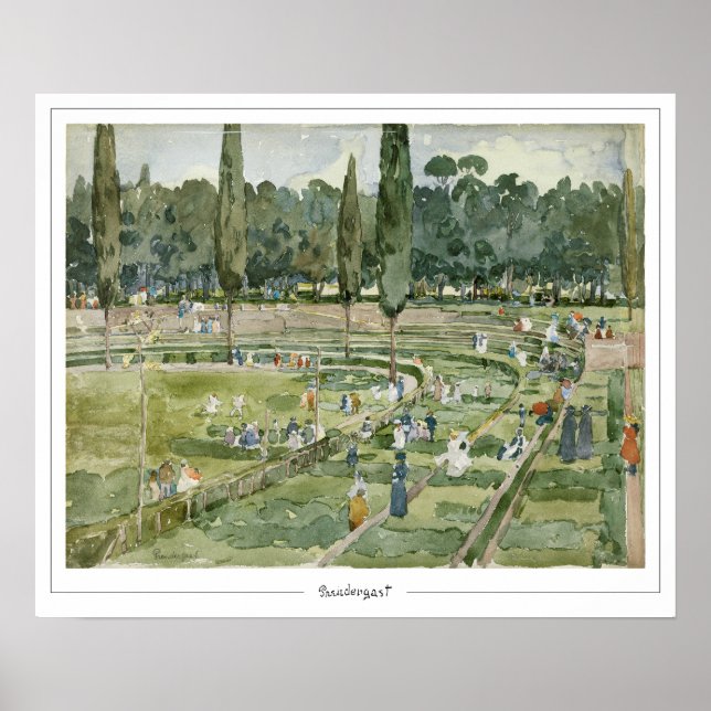 Maurice Prendergast Zedign Art Poster #375 (Frente)