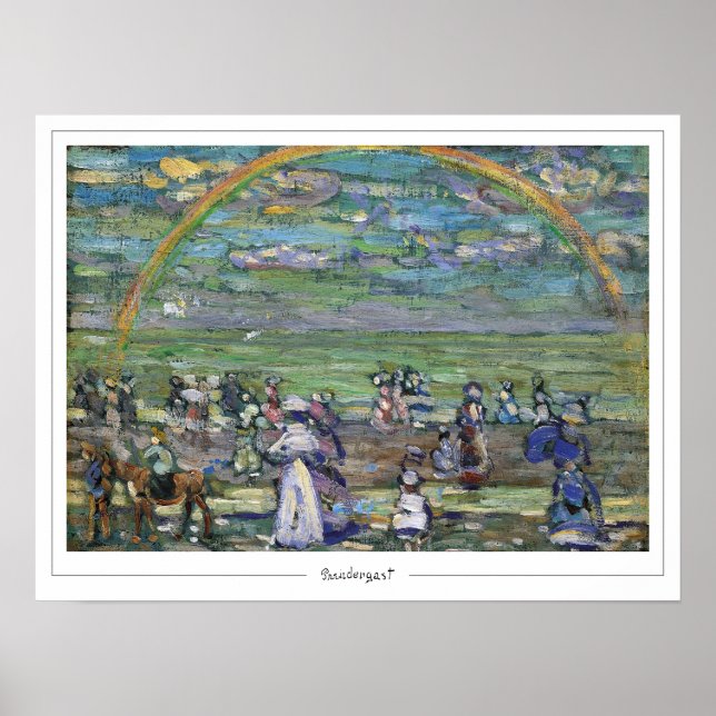 Maurice Prendergast Zedign Art Poster #382 (Frente)