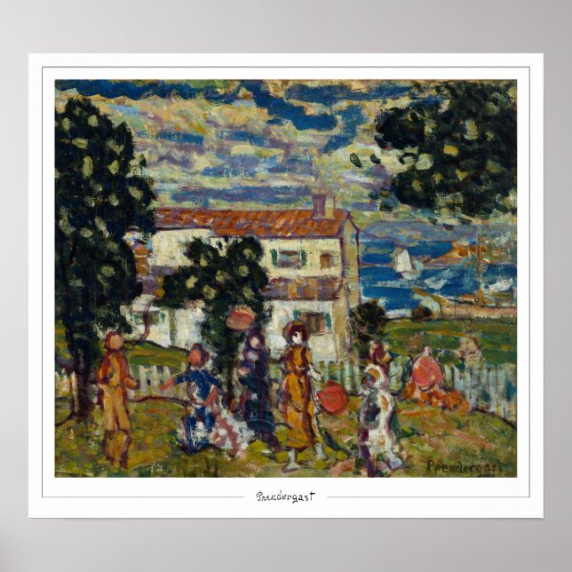 Maurice Prendergast Zedign Art Poster #569 (Frente)