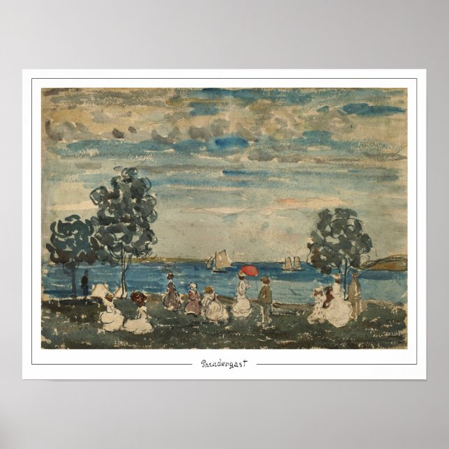 Maurice Prendergast Zedign Art Poster #574 (Frente)