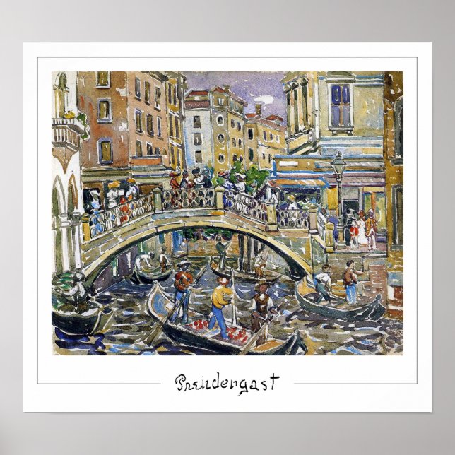 Maurice Prendergast Zedign Art Poster #57-2 (Frente)