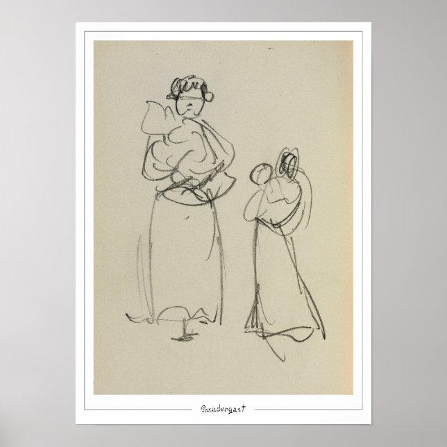 Maurice Prendergast Zedign Art Poster #598 (Frente)