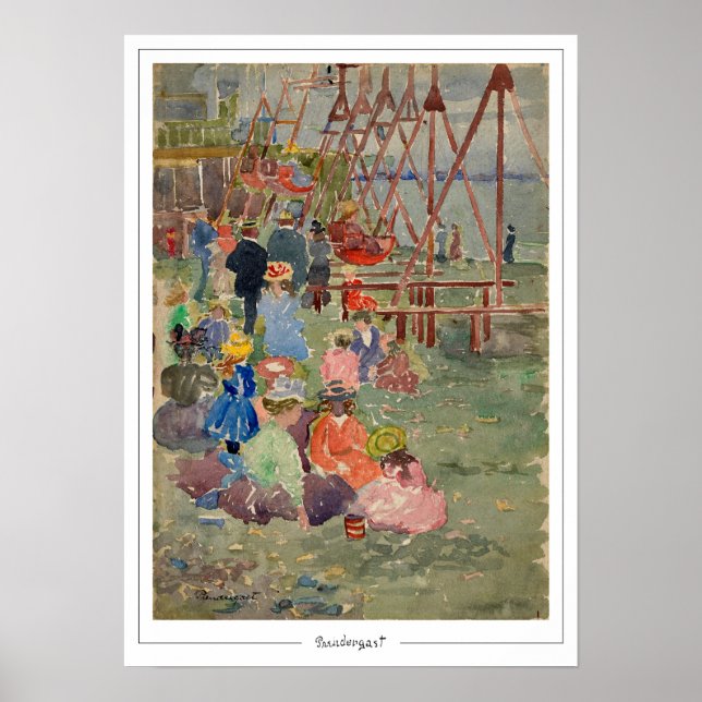Maurice Prendergast Zedign Art Poster #60 (Frente)