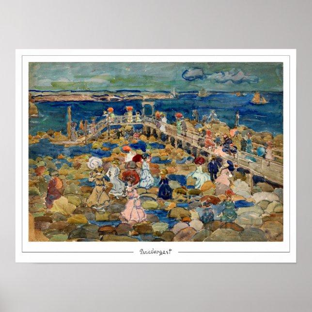 Maurice Prendergast Zedign Art Poster nº 159 (Frente)