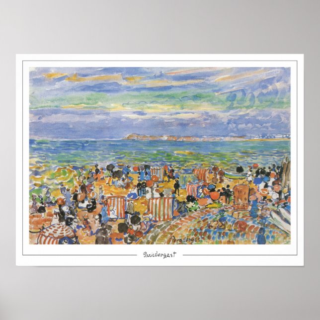 Maurice Prendergast Zedign Art Poster nº 160 (Frente)