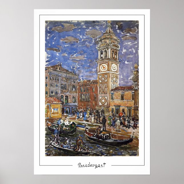 Maurice Prendergast Zedign Art Poster nº 38 (Frente)