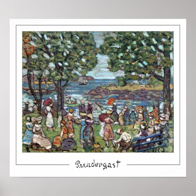 Maurice Prendergast Zedign Art Poster nº 4 (Frente)