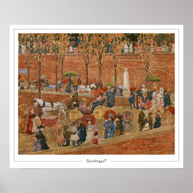 Maurice Prendergast Zedign Art Poster nº 5 (Frente)