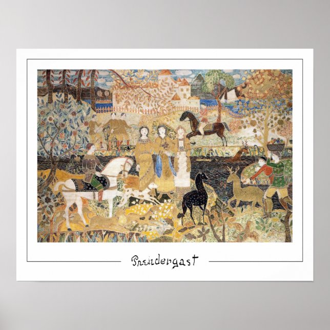 Maurice Prendergast Zedign Art Poster nº 7-2 (Frente)