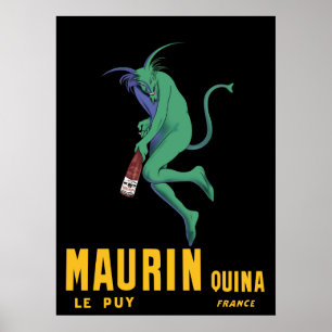 Maurin Quina Absinthe Poster francês de publicidad