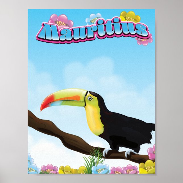 Mauritius travel poster (Frente)