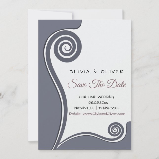 Mauve Koru - Novos Começos - Salve Nossa Data (Frente)