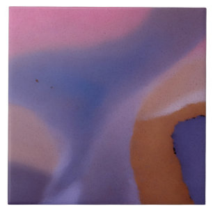 “Mauve Mirage Flow” – Abstrato Rosa Azul Pêssego