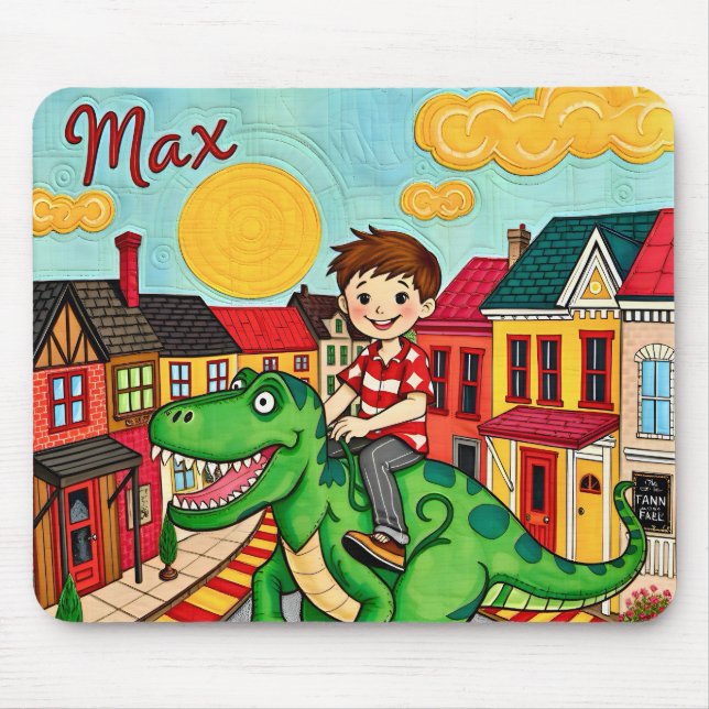 MAX ~ Andando um dinossauro! ~ Mousepad (Frente)